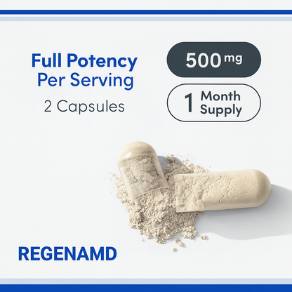 REGENAMD – Nicotinamide Mononucleotide (NMN) – 500 mg 60 Capsules